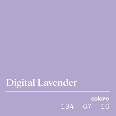digital lavender - couleur pantone 2023