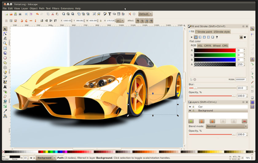 Le plus performant: Inkscape