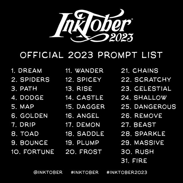 Liste officielle Inkoktober 2023