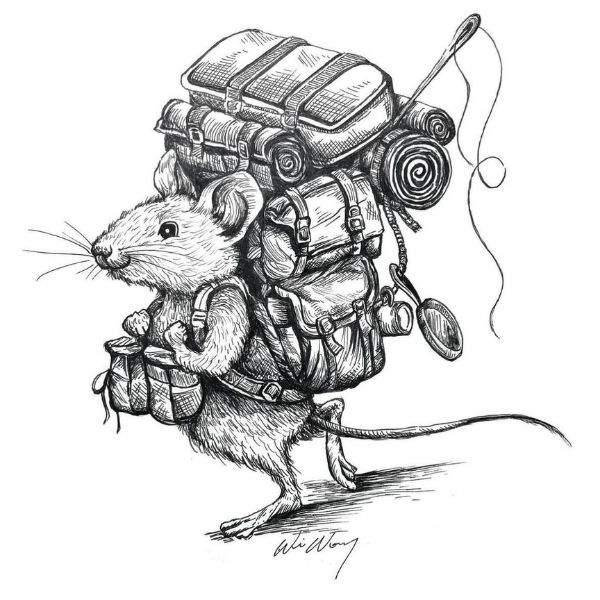 inktober 2024 sac a dos