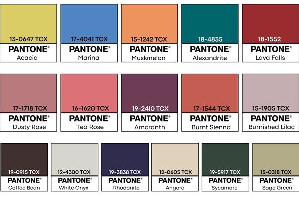 Palette de couleur de la New York Fashion Week 2026