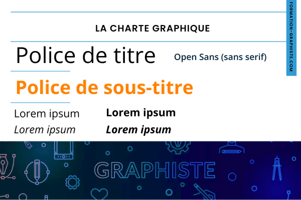 police charte graphique