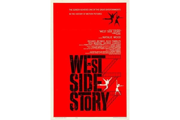 Affiche du film West Side Story par saul bass