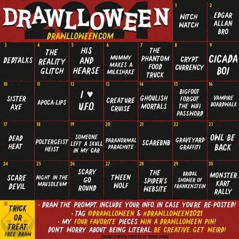 drawlloween drawlloween